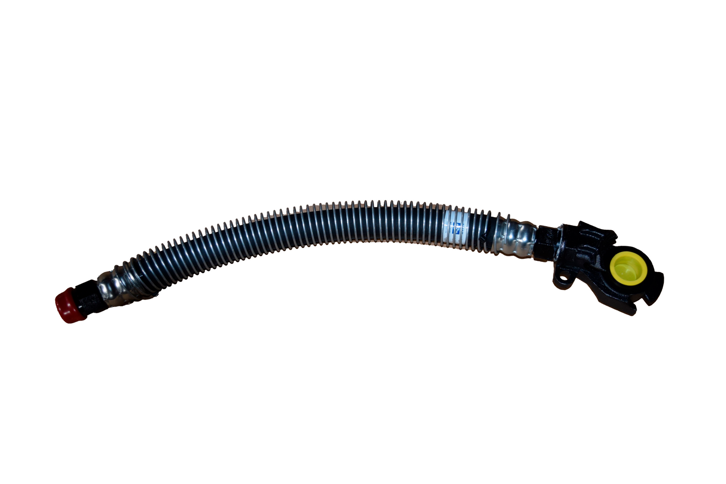HOSE ASSEMBLY, 25.75 IN OVERALL LENGTH, AAR-M618 SIZE 16 HOSE (7/8 IN I.D.) WITH CRIMPED HOSE FERRULES, 1 IN NPT FITTING ON ONE END AND LS415E GLADHAND ON OTHER END, & METAL COIL SPRING GUARD