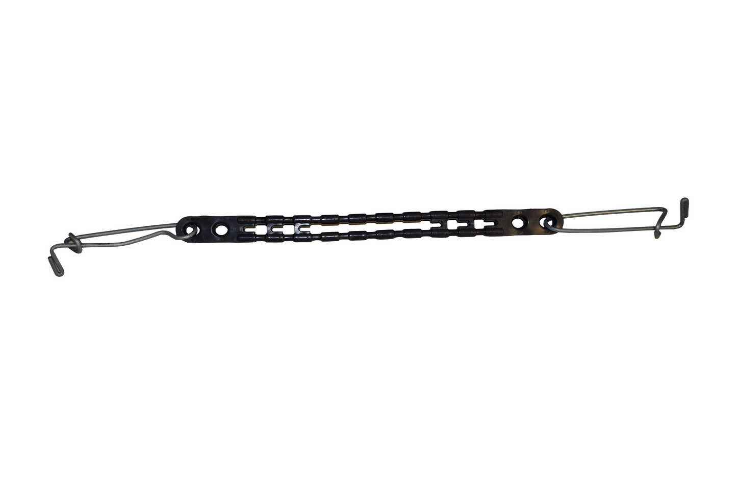 AIR HOSE SUPPORT INCLUDES POLYMER STRAP AND GALVANIZED SPRING RETAINER CLIPS, PER AAR S4006-08