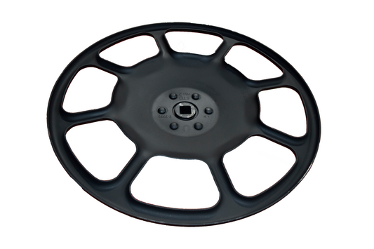 HAND BRAKE, BRAKE WHEEL, AAR SHALLOW DISH, 22 IN DIA