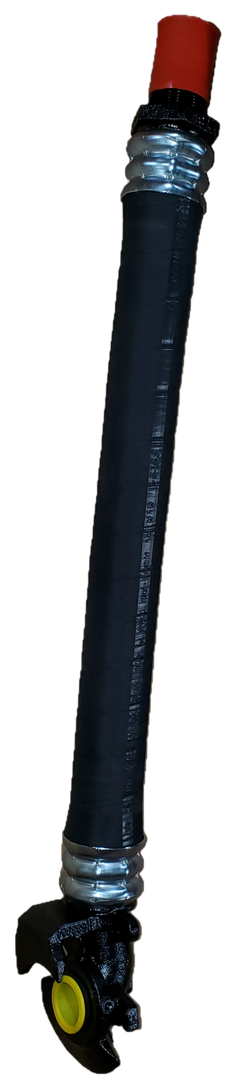 HOSE ASSEMBLY, HOSE 1-3/8 IN X 22 IN WITH FP-5 COUPLING AND 1-1/4 IN NIPPLE, LOW TEMPERATURE HOSE (W/ CL WIDE LIP GASKET)