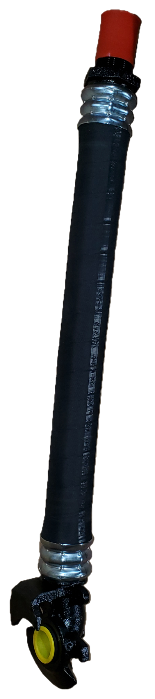 HOSE ASSEMBLY, HOSE 1-3/8 IN X 22 IN WITH FP-5 COUPLING AND 1-1/4 IN NIPPLE, LOW TEMPERATURE HOSE (W/ CL WIDE LIP GASKET)