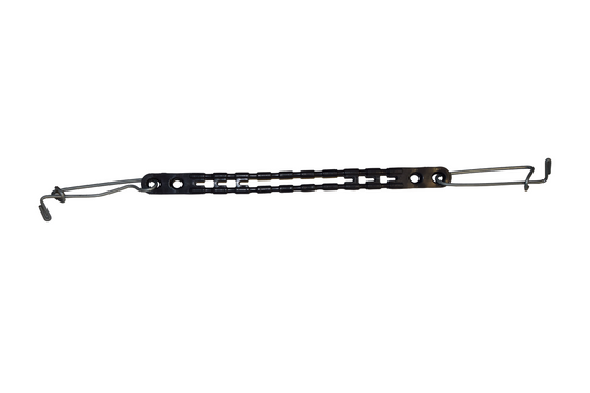 AIR HOSE SUPPORT INCLUDES POLYMER STRAP AND GALVANIZED SPRING RETAINER CLIPS, PER AAR S4006-08